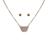 Designer Inspired Mini Druzy Choker Necklace