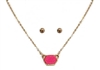 Designer Inspired Mini Druzy Choker Necklace