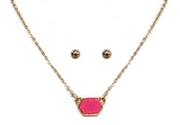 Designer Inspired Mini Druzy Choker Necklace