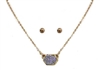 Designer Inspired Mini Druzy Choker Necklace