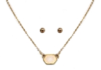 Designer Inspired Mini Druzy Choker Necklace