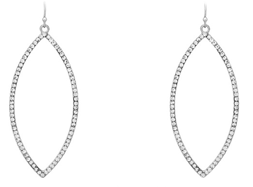 Marquis Pave Earrings