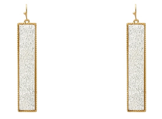Metal Bar Drop Earrings