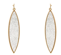 Textured Drop Earring