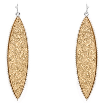 Textured Drop Earring