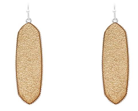 Textured Drop Earring