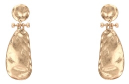 Hammered Metal Earrings