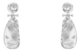 Hammered Metal Earrings