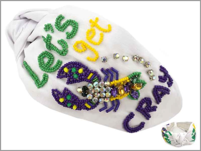 Mardi Gras Headband