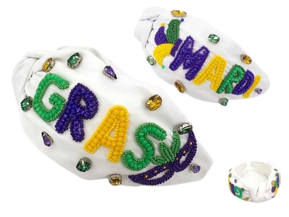 Mardi Gras Headband
