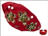 Gingerbread Man Seed Bead Headband