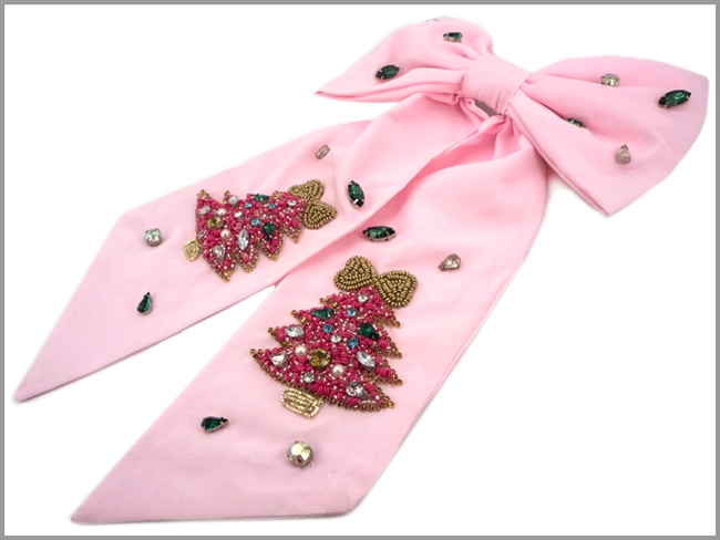 Christmas Tree Hair Bow