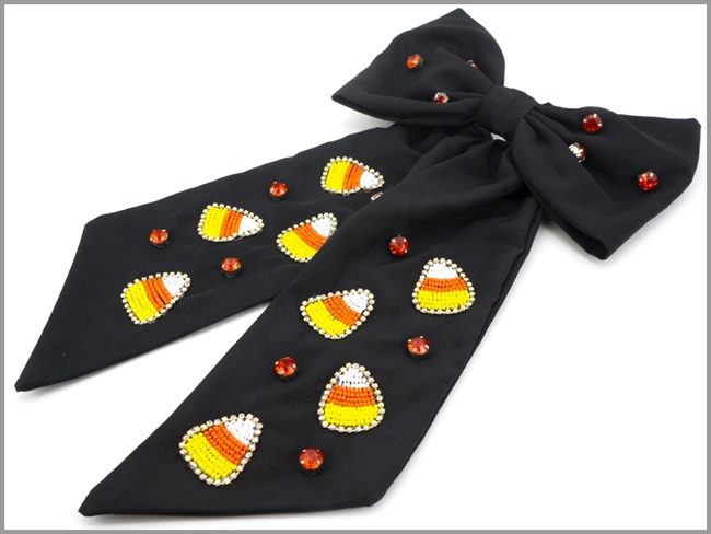 Candy Corn Hair Bow