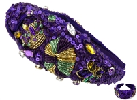 Mardi Gras Headband