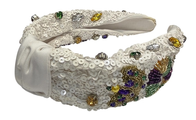 Mardi Gras Headband