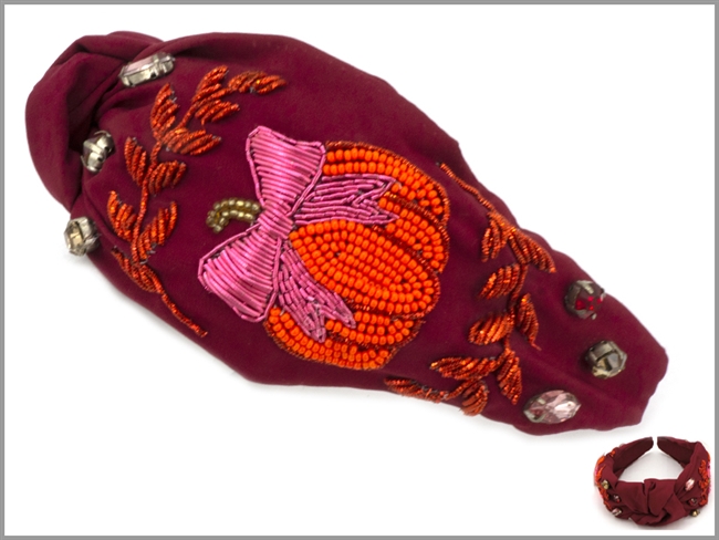Pumpkin Seed Bead Headband