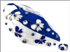 Blue & White Game Day Headband