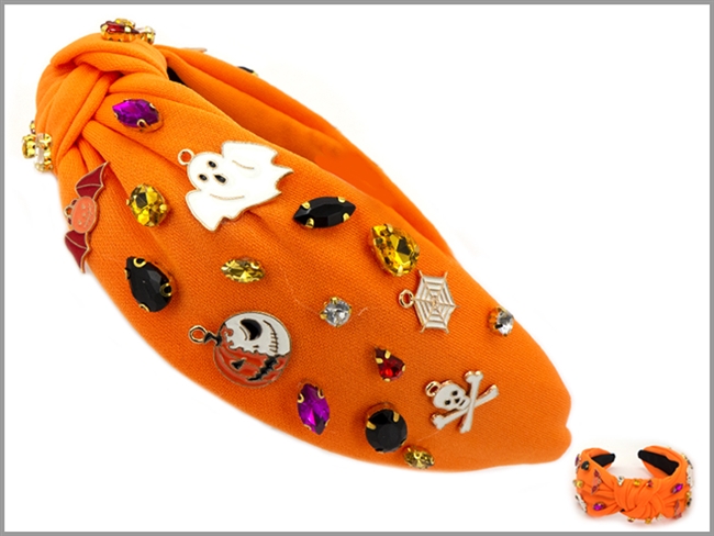 Spooky Seed Bead Headband