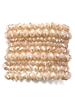 9 Piece Stone Stretch Bracelet