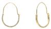 Pave Hoop Earrings