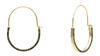 Pave Hoop Earrings