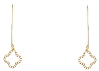 Pave Clover Earrings