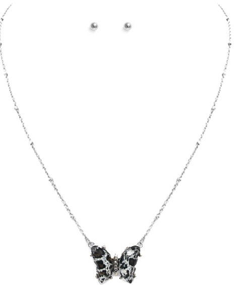 Crystal Butterfly Necklace