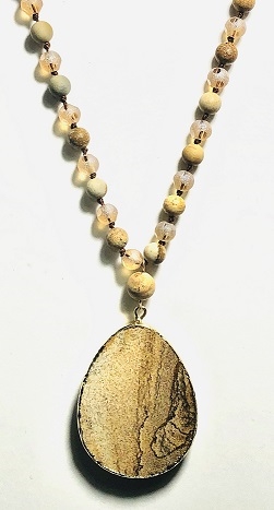 Semi Precious Stone Necklace