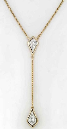 CZ Drop Necklace