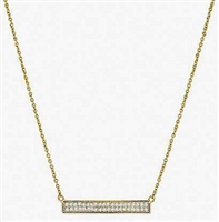 CZ Bar Necklace