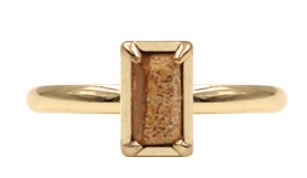 Semi Precious Stone Adjustable Ring