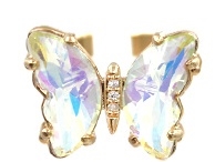 Glass Butterfly Ring