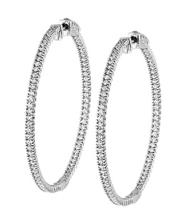 Inside/Out Hoop Earrings