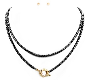Color Box Chain Necklace