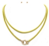 Color Box Chain Necklace