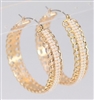 Pearl & Filagree Hoop Earrings