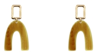 Horn Acetate Earrings