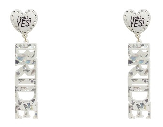 Acrylic Bride Earrings