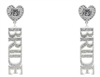 Acrylic Bride Earrings