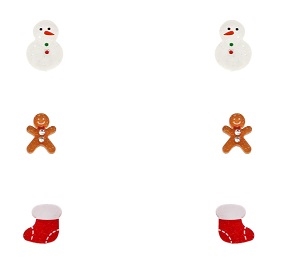 Acrylic 3 PC XMAS Set