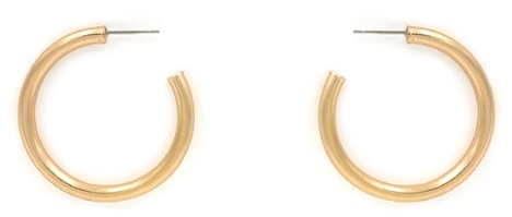 Metal Hoop Earrings
