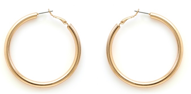 Metal Hoop Earrings