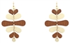 Wood Drop Earrings