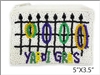 Mardi Gras Seed Bead Coin Purse