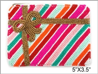 Present Seed Bead Coin Purse