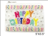 Happy Birthday Seed Bead Coin Purse