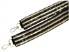 Black & Gold Sequin Purse Strap