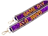 Purple & Gold Game Day Purse Strap