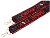 Red & Black Game Day Purse Strap
