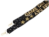 Black & Gold Game Day Purse Strap